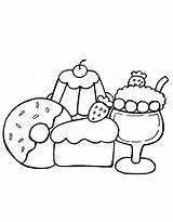 Sweets Coloring Pages Free Printable PDF sketch template