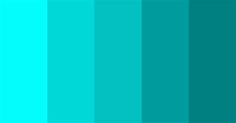 Aqua To Teal Color Scheme » Aqua » SchemeColor.com