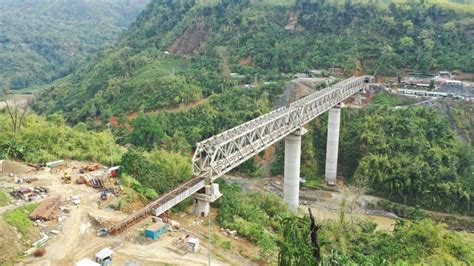 Noney Bridge, The World's Highest Railway Pier Bridge Is Almost Ready