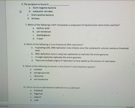 Solved 6. The periplasm is found in a. Gram-negative | Chegg.com