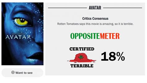 Successful New Movie Ratings Website Just Gives Exact Opposite Score Of ...