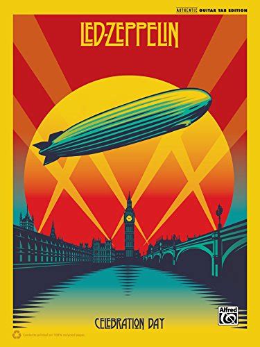 Led Zeppelin: Celebration Day: Authentic Guitar TAB Sheet Music Songbook Collection (Authentic ...