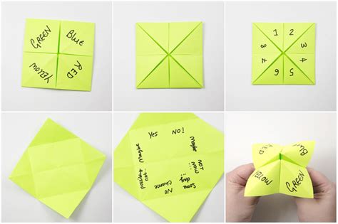 How to Make an Origami Cootie Catcher!