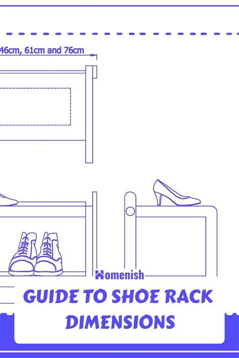 Guide to Shoe Rack Dimensions | Shoe rack dimensions, Shoe rack, Shoe rack measurements