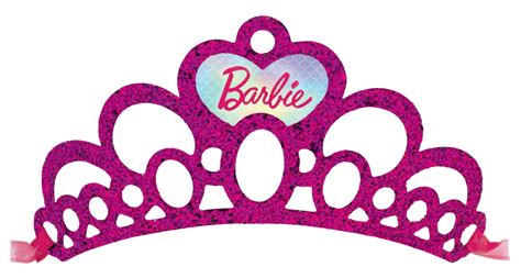 Glitter Barbie Mermaid Birthday Party Tiaras, Pink, 8-pk | Canadian Tire