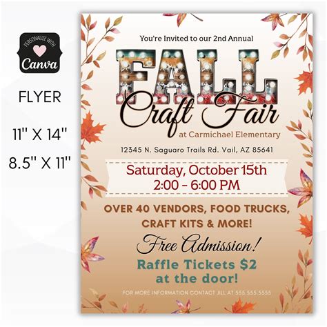 Fall Craft Fair Flyer – Simple Desert Designs