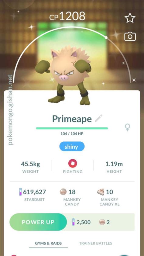 Shiny Primeape - Pokemon Go