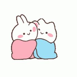 Snuggle Space Reserved Bunny GIF | GIFDB.com