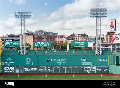 The Green Monster of Fenway Park, Boston, Massachusetts Stock Photo - Alamy