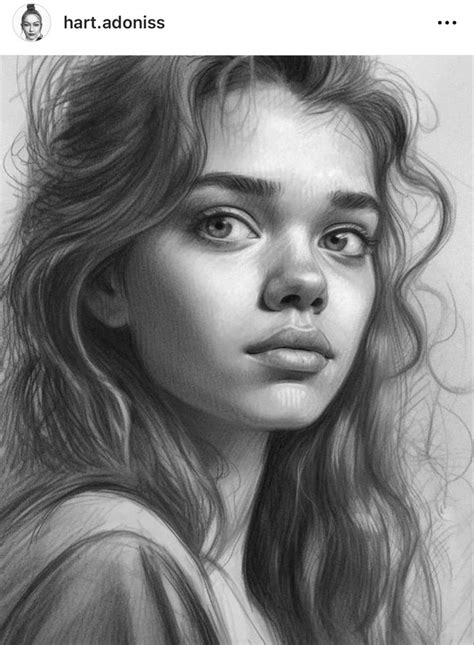 Drawing Sketches, Pencil Drawings, Art Drawings, Female Art Painting ...