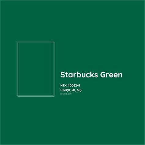 About Starbucks Green Color - Color codes, similar colors and paints ...