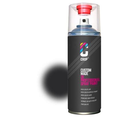 CROP 2K Spraypaint RAL 9004 Signal Black 400ml - CROP