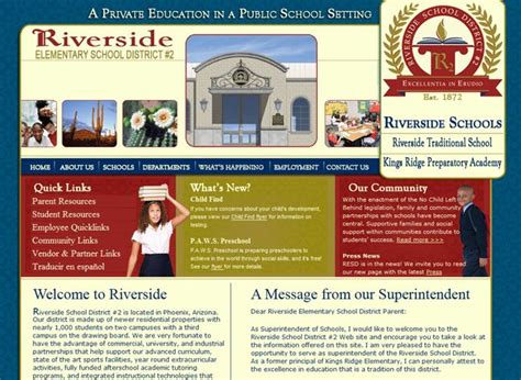 Riverside Elementary School District | Elementary schools, Elementary ...