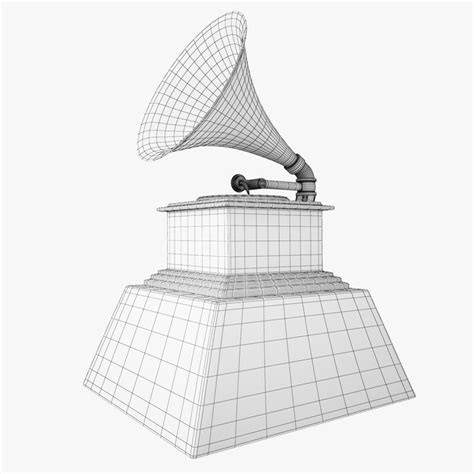 Grammy Award Trophy 3D Model | FaceQuad