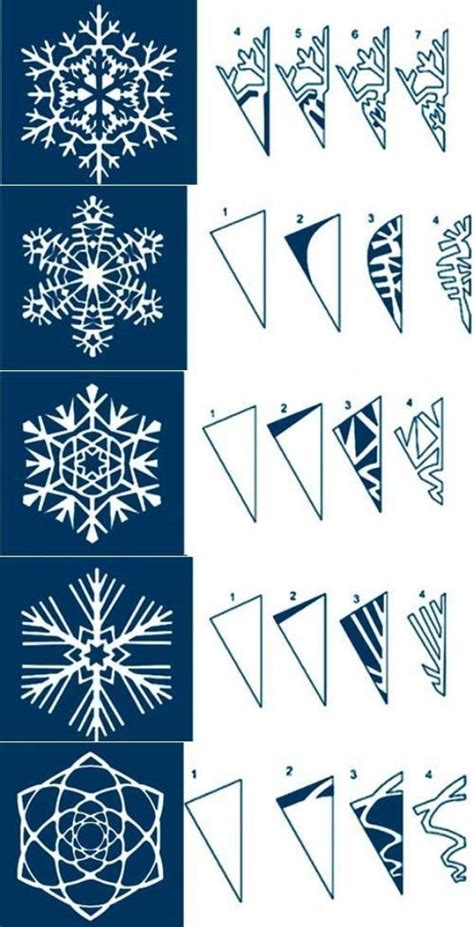 an image of snowflakes in different shapes and sizes