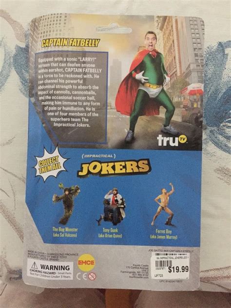 Captain Fat Belly Impractical Jokers Joe Gatto Action Figure | #1886198068