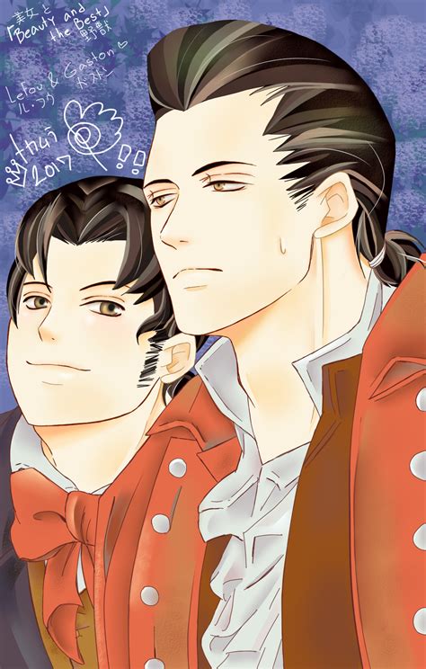 LeFou and Gaston by AziuLPre on DeviantArt