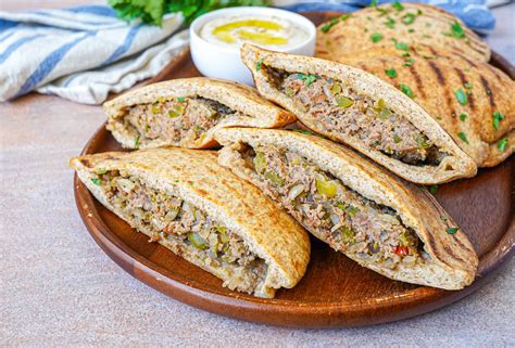 Hawawshi (Egyptian Meat Stuffed Bread) - Tara's Multicultural Table