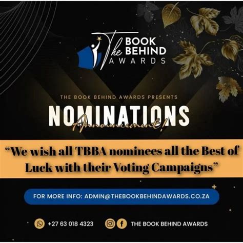 Nominees Announced for the 2022 The Book Behind Awards | How to Vote