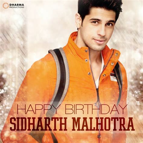 Sidharth Malhotra's Birthday Celebration | HappyBday.to