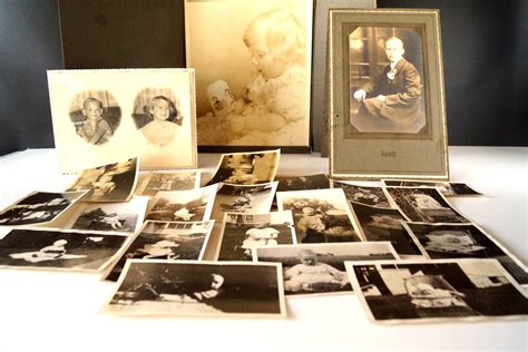 Vintage Black and White Photograph Collection of Children, 23 Photos ...