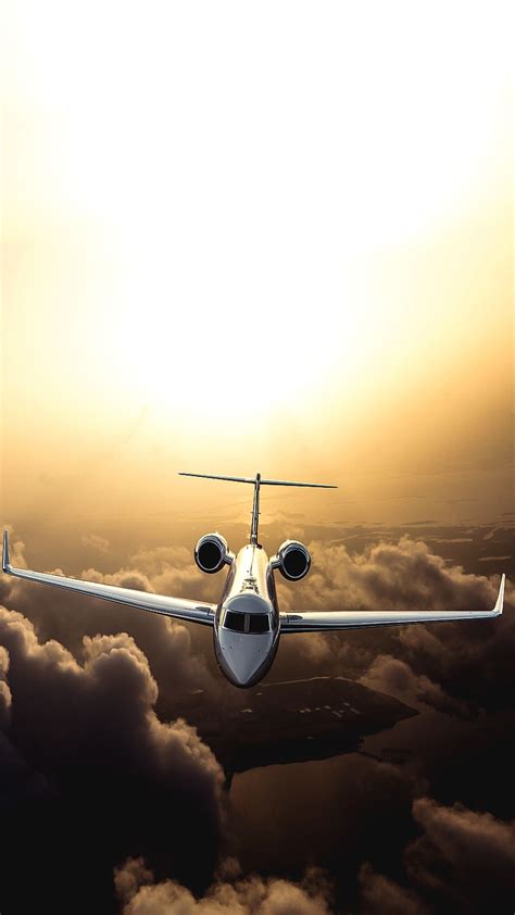 Private Jet Wallpaper 4K