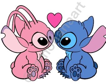 Angel and Stitch - Etsy