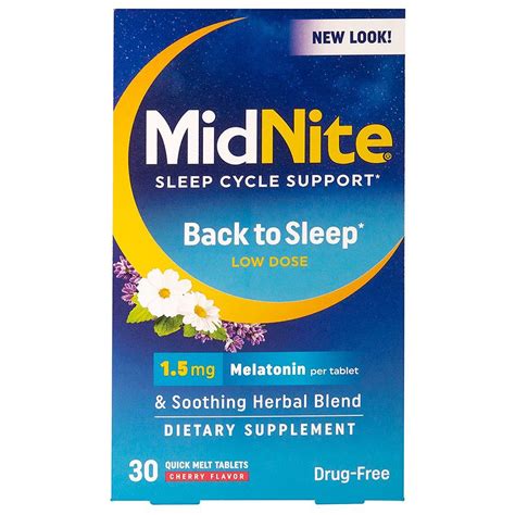 Midnite Sleep Aid, Tablets Cherry | Walgreens