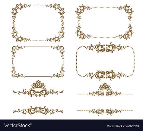 Decorative frame Royalty Free Vector Image - VectorStock