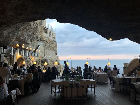 Restaurant in Polignano a Mare, Puglia, Italy for dinner last night : r ...