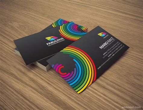 30 Colorful Business Card Design Examples for your inspiration