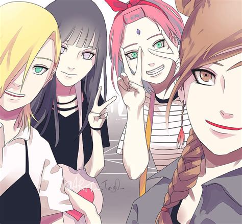 Naruto Girls - PureHeroine Fan Art (41326730) - Fanpop