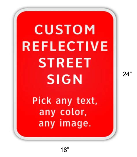 Custom Reflective Sign - Blue Ridge Sign Supply Inc