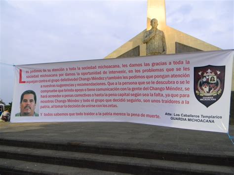 Banners reveal La Familia Michoacana-Zeta alliance ~ Borderland Beat