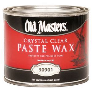 Old Masters 30901 Paste Wax, Crystal Clear, White, Solid, 1 lb, Can | Staining wood, Wax, Wood ...