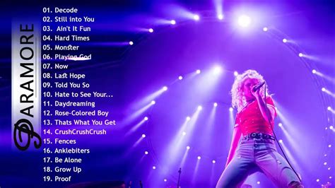 Paramore Greatest Hits Full Album 2020, Paramore Best Songs Playlist ...