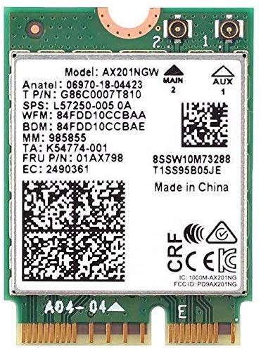 Amazon.in: Buy RCC AX201NGW,Wi-Fi 6 AX201 Module for Intel Bluetooth 5. ...