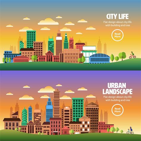 city landscape vector illustrate 2259477 Vector Art at Vecteezy