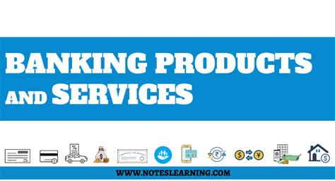 Different Banking Products and Services - Notes Learning