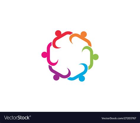 Community icon design Royalty Free Vector Image