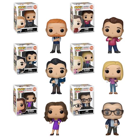 Funko POP! Television - Modern Family Vinyl Figures - SET OF 6 (Jay ...