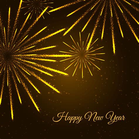 Happy New Year Fireworks Illustration 570405 Vector Art at Vecteezy