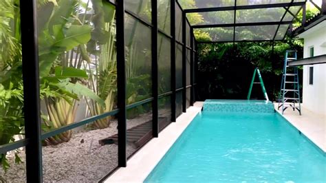 pool Screen Enclosure Installation - YouTube