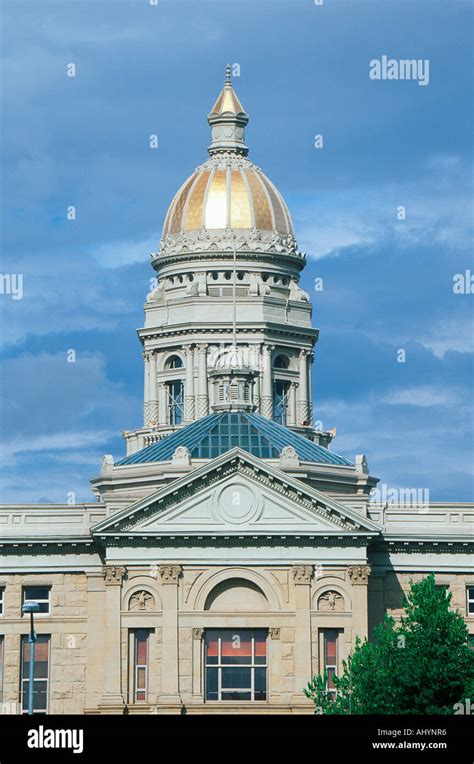 State Capitol of Wyoming Cheyenne Stock Photo - Alamy