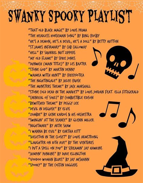 Swanky Spooky Playlist. 40s, 50s, Rockabilly music. Halloween. - Entertainment Movie Music ...