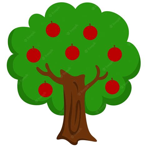 Cartoon Clip Art - Apple Tree Clipart Transparent PNG - 3751x4614 - Clip Art Library