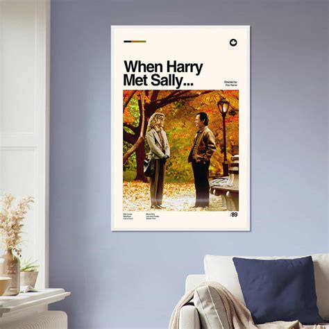 When Harry Met Sally Poster, Rob Reiner, Retro Poster - Citiesbox