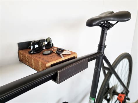 Wall Mount Bike Rack | Bike shelf, Bike rack wall, Diy bike rack