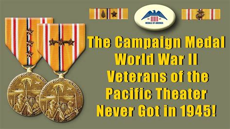 Asiatic Pacific Campaign Medal 3 Million WW II Veterans of the Pacific Theater Never Got in 1945 ...