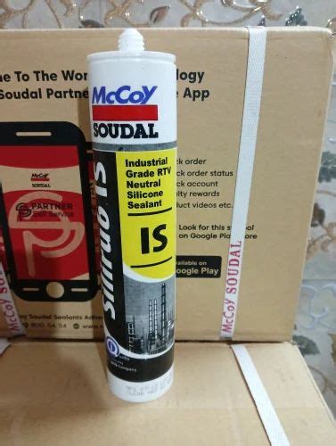 Black Mccoy Soudal Silirub IS Silicone Sealant at Rs 260 in New Delhi | ID: 2849073937973